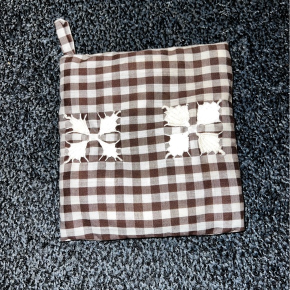 Vintage Cloth Fabric Oven Mitts/ Potholders  (2) - Picture 4 of 8